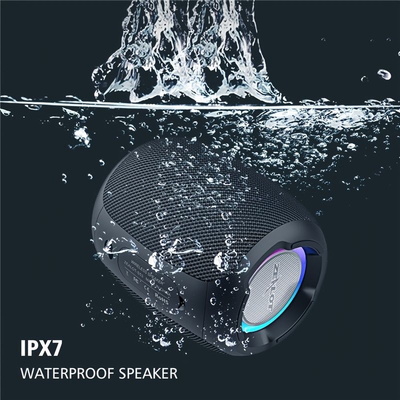 Zealot S53 Mini Speaker Portable Wireless Column Waterproof HIFI Lossless Sound Quality Stereo Subwoofer Loudspeaker; Christmas Gift For Women/Kids/Children/Men/Adults New Era Fashion LLc