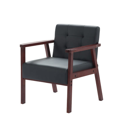 Wood Frame Accent Armchair New Era Fashion LLc