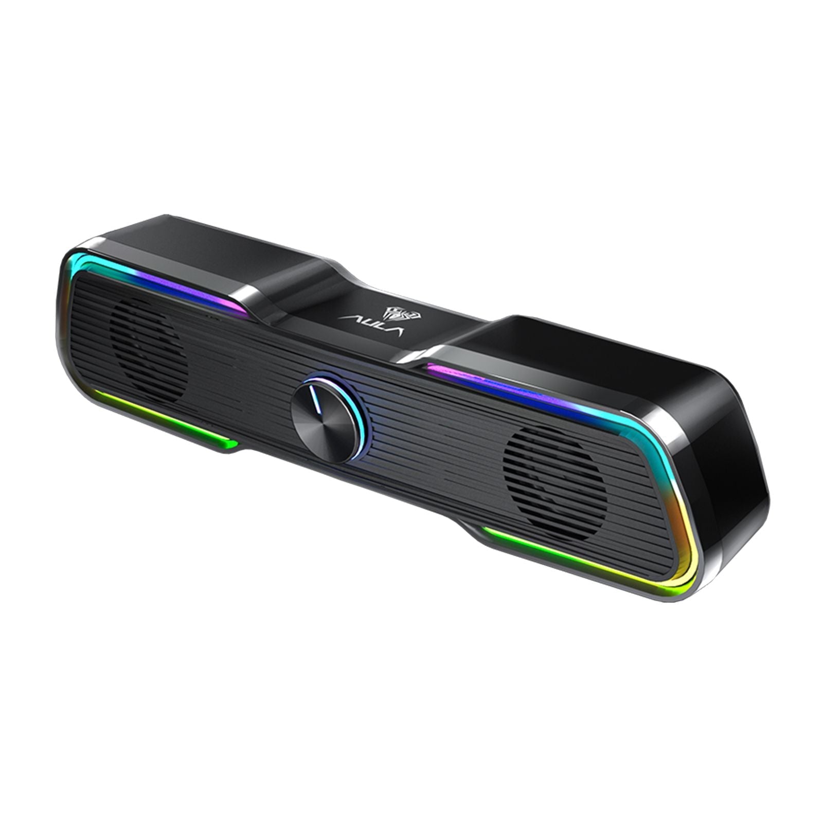 AULA N-169B Computer Speakers PC Sound Box HIFI Stereo Microphone USB LED Light For Desktop Computer/Speaker New Era Fashion LLc