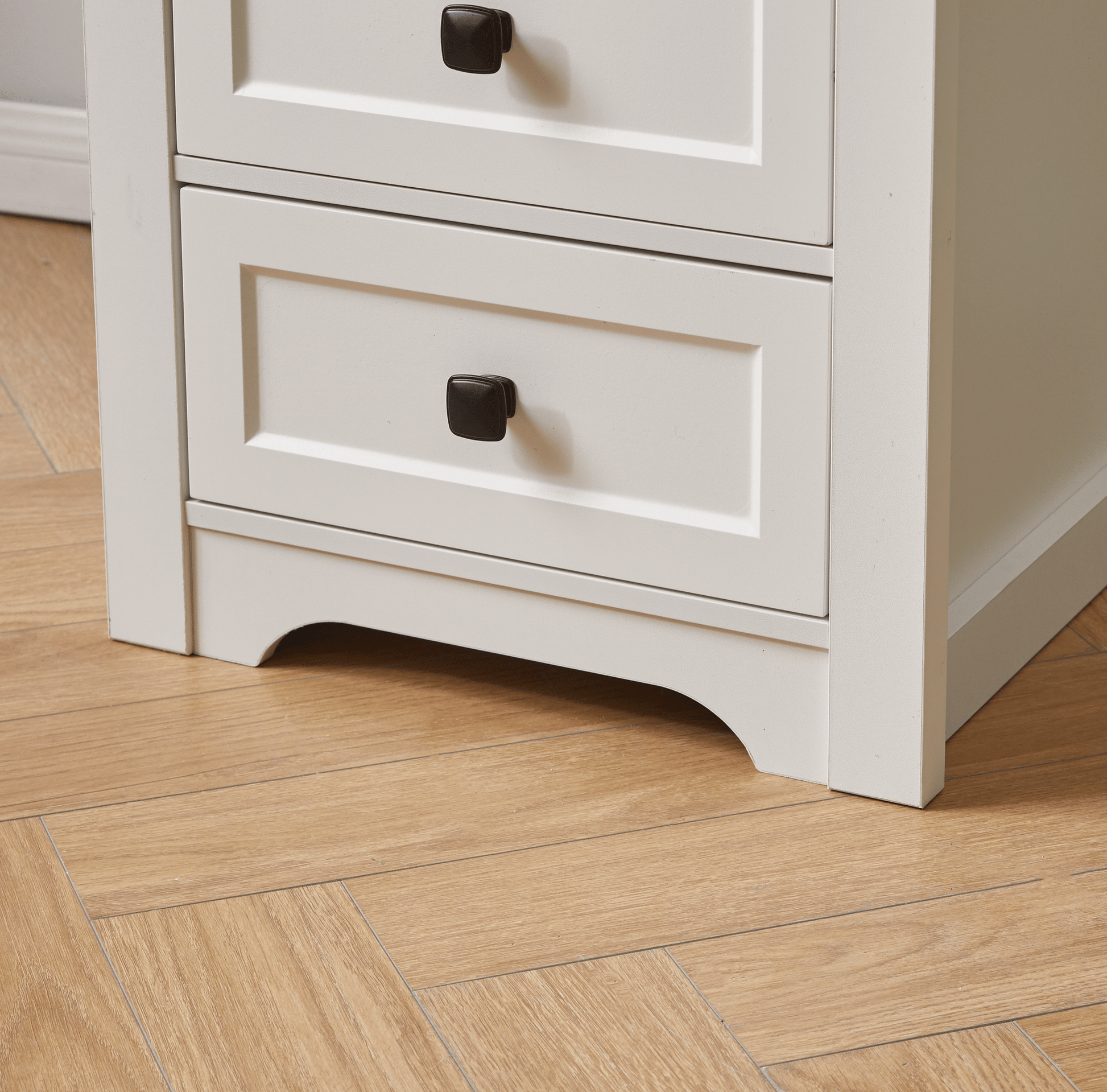 Farmhouse Side Table with Charging Station, Antique Nightstands with Drawers, Bedside Table with Open Shelf for Bedroom New Era Fashion LLc