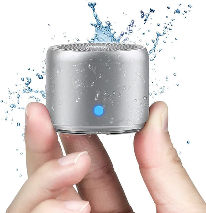 A106 Pro Mini Bluetooth Speaker with Custom Bass Radiator; IPX7 Waterproof; Super Portable Speakers; Travel Case Packed New Era Fashion LLc