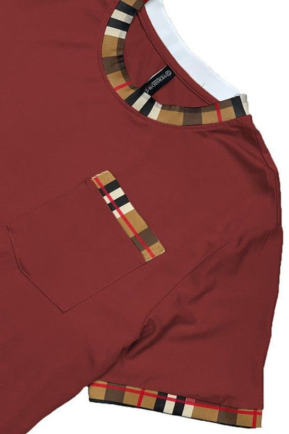 Checkered Short Sleeve Tee New Era Fashion LLc