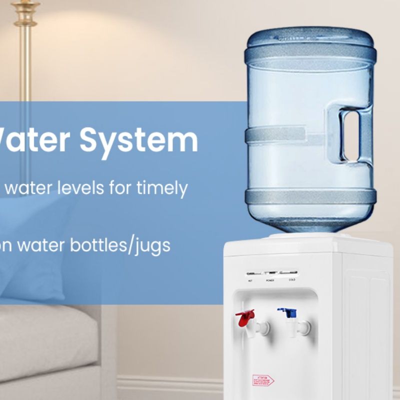5 Gallons Hot and Cold Water Cooler Dispenser with Child Safety Lock New Era Fashion LLc