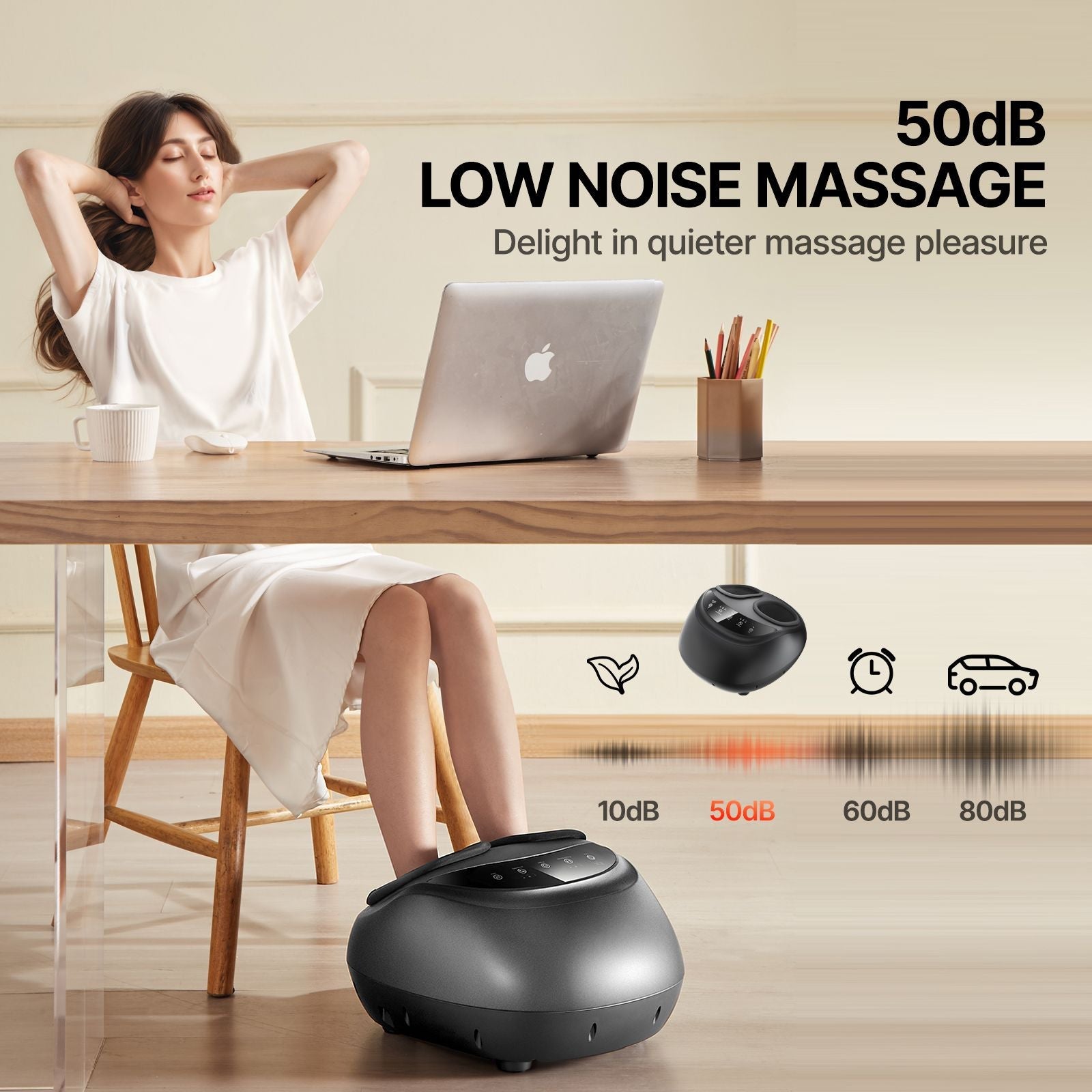 Foot Massager Machine with Heat, Deep-Kneading, Compression, and Shiatsu for Plantar Fasciitis, Neuropathy, Gifts for Men, Women - Fits up to Men Size 12 New Era Fashion LLc
