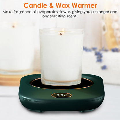 Electric Coffee Mug Warmer for Desk Auto Shut off USB Tea Milk Beverage Cup Heater Heating Plate for Office Home 3 Temperature Setting New Era Fashion LLc