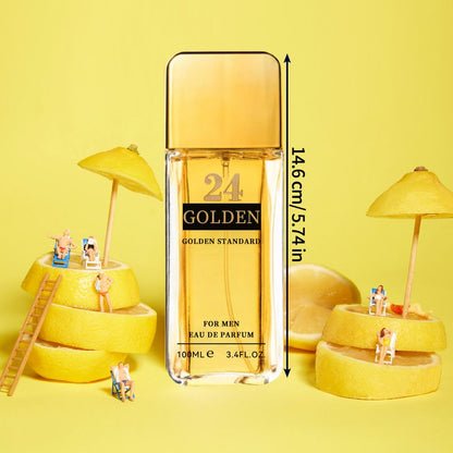 3.4f.0zMen's Eau De Toilette Spray, with Amber & Cinnamon Long-Lasting Perfume, Perfect forDating, Daily Life, Parties, Gift Giving, Notes OfBlood Orange, Grapefruit, Mint New Era Fashion LLc