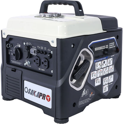 Portable Inverter Generator,1200W ultra-quiet gas engine, EPA Compliant, Eco-Mode Feature, Ultra Lightweight for Backup Home Use & Camping New Era Fashion LLc