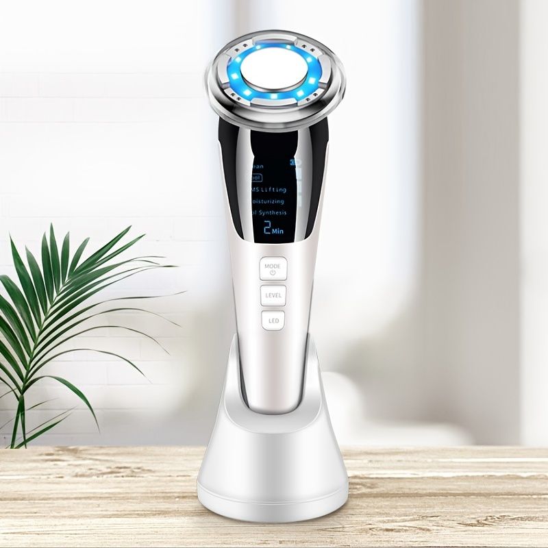 EMS Micro Current Beauty Instrument Hot And Cold Photon Rejuvenation Facial Beauty Device Anti-Aging Whitening Skin Care New Era Fashion LLc