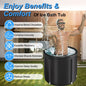 Portable Ice Bath Tub 97Gallon (370L), Portable Insulated Ice Bath Tub for Athletes Recovery, Easy Setup Ice Bathtub for Home Gym CampingCold Plunge Therapy Tub with 5-Layers Insulation, Large Ice Bat New Era Fashion LLc