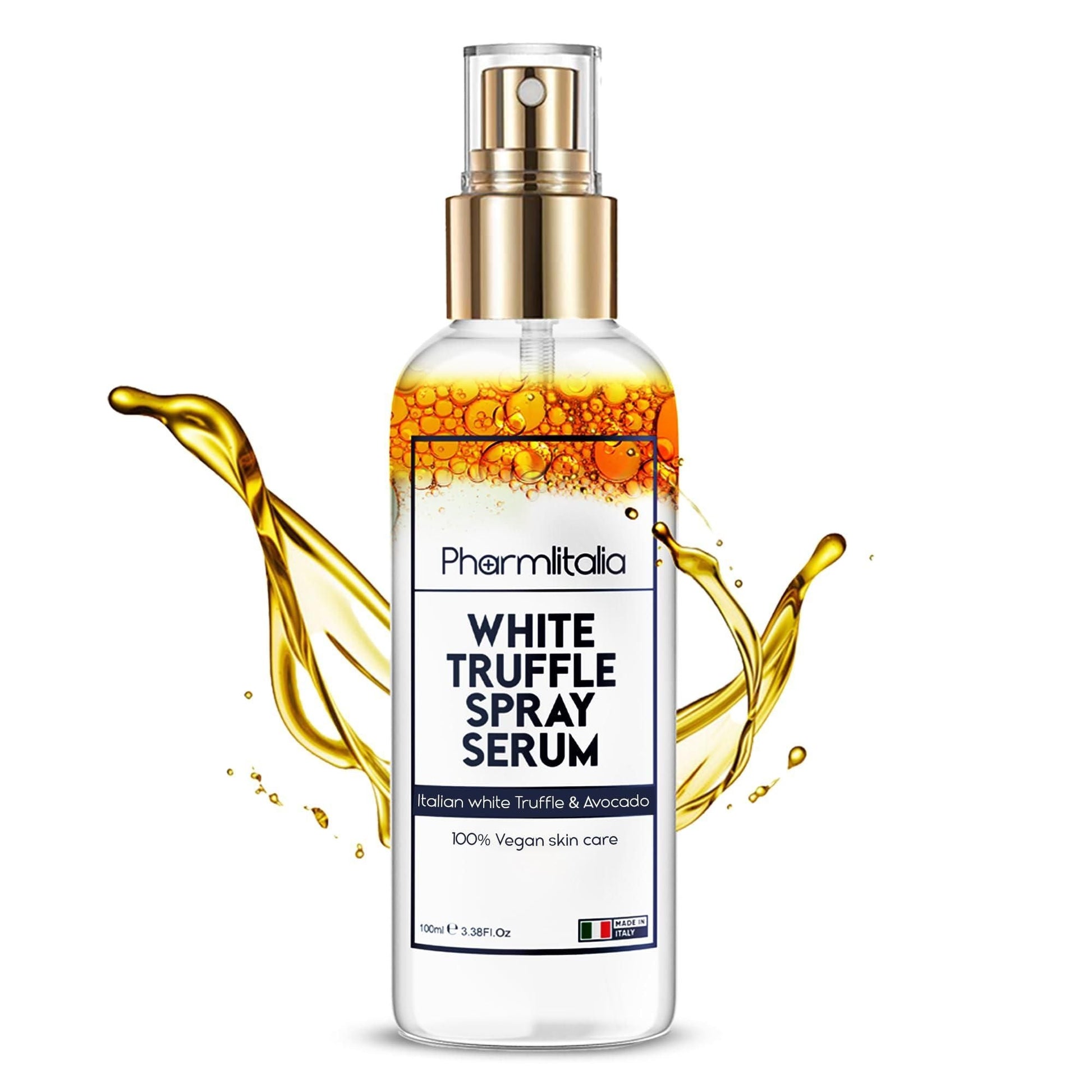 Italian White Truffle Spray Serum Vegan Skin Care Face Mist Hydrating Spray with Avocado White Truffles Face Serum for Radiant Skin 3.38 Fl Oz New Era Fashion LLc