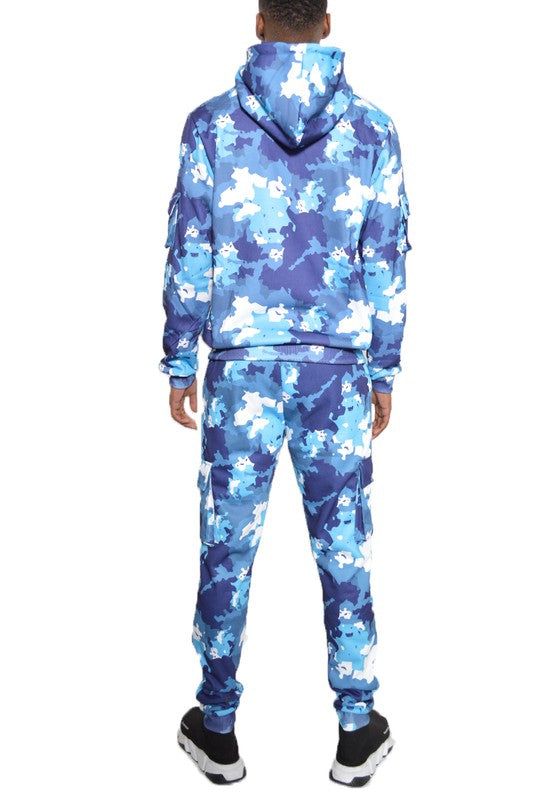 Premium Full Camo Cotton Hoodie Sweat Set - Perfect for Outdoor Adventures New Era Fashion LLc
