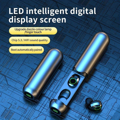True Wireless Stereo Earbuds; HD Display HiFi Sound Quality; Waterproof Headset Earphone Mini For Smartphones New Era Fashion LLc