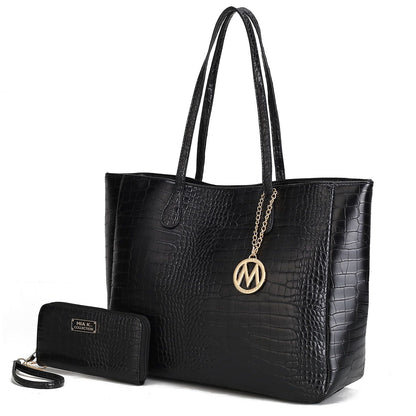 MKF Collection Sadie Oversize Tote Bag & Wallet Set by Mia K New Era Fashion LLc