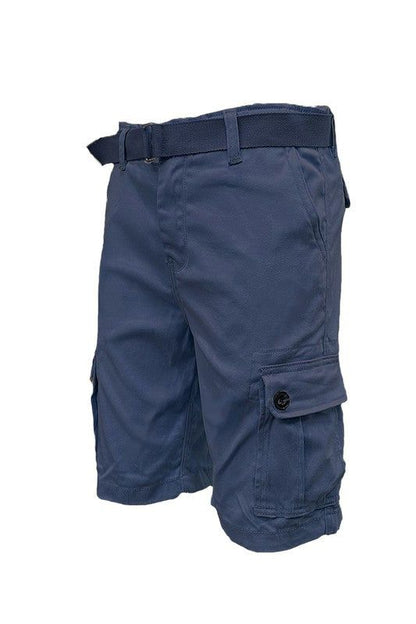 Weiv Mens Belted Cargo Shorts with Belt New Era Fashion LLc