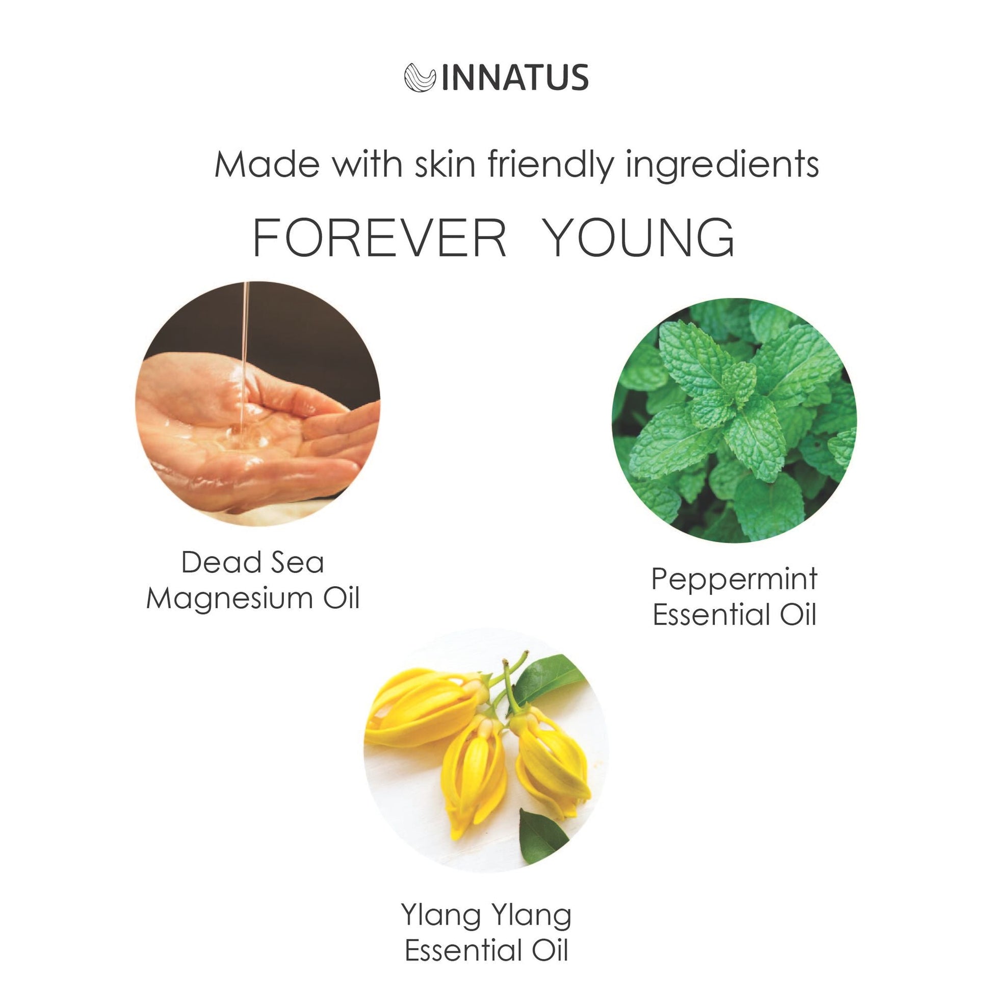 Natural Dead Sea Magnesium Forever Young Oil – 4oz Topical Oil for Muscle Relief & Skin Rejuvenation – Infused with Peppermint, Geranium & Ylang Ylang Oils – Made in the USA New Era Fashion LLc