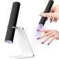 UV Light for Gel Nails, Mini U V LED Nail Lamp Handheld with Stand, Portable Nail Dryer Rechargeable USB Cordless for Fast Drying, Black New Era Fashion LLc