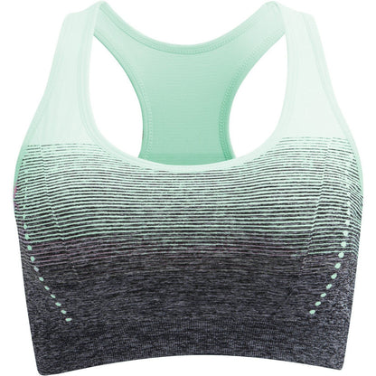 1pc/2pcs/3pcsMedium Support Two Tone Racer Back Sports Bra, Fitness Workout Running Yoga Bra New Era Fashion LLc
