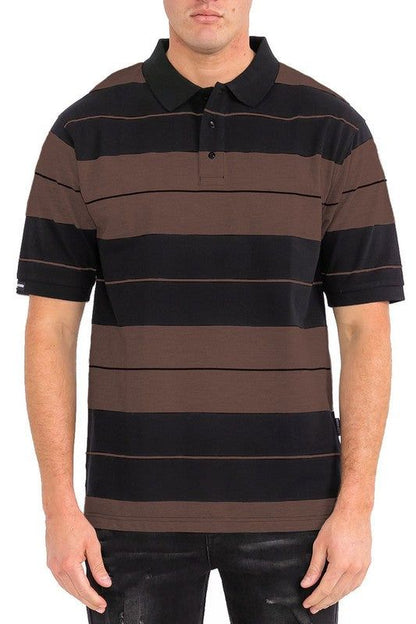 Old School Pique Polo Shirt New Era Fashion LLc