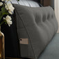 Triangle Reading Cushion with a button-Gray 100*50*20cm New Era Fashion LLc