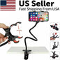 Universal Lazy Mobile Phone Gooseneck Stand Holder Flexible Bed Desk Table Clip New Era Fashion LLc