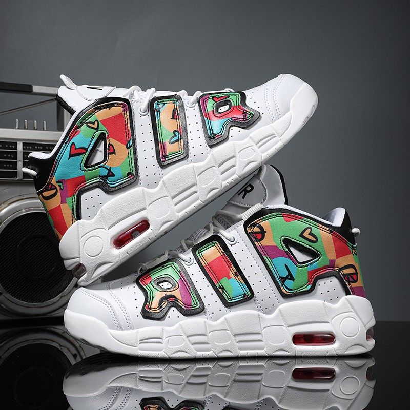 New men's and women's trend fashion personality basketball sneakers fashion match men's sneakers 5 colors New Era Fashion LLc
