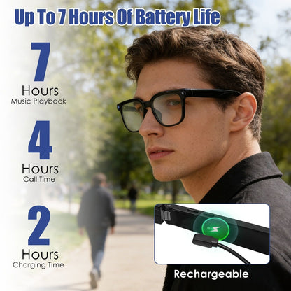 AI Smart Glasses with Camera and Audio 8MP HD1080P Real Time Translation 139 Languages Voice Assistant AI Photo Recognition Music Playback & Hands-Free Calling for Travel Meeting Vlog New Era Fashion LLc