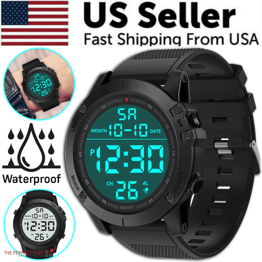 Waterproof Digital Sports Watch Military Tactical LED Backlight Wristwatch Men New Era Fashion LLc