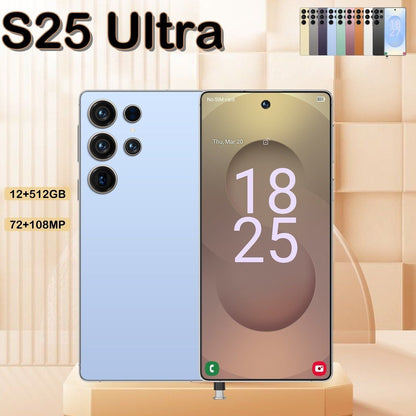 I25 Ultra 5G Smartphone, Unlocked Cell Phone, 6.8" HD Screen Unlocked Phones,  , 6000mAh Battery, Built in Pen, 12+512GB, Android 14, Face ID+Fingerprint Lock New Era Fashion LLc