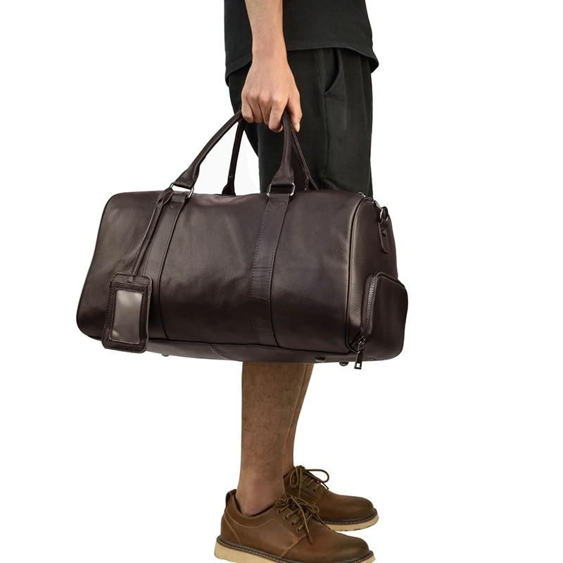The Endre Weekender | Vintage Leather Duffle Bag New Era Fashion LLc