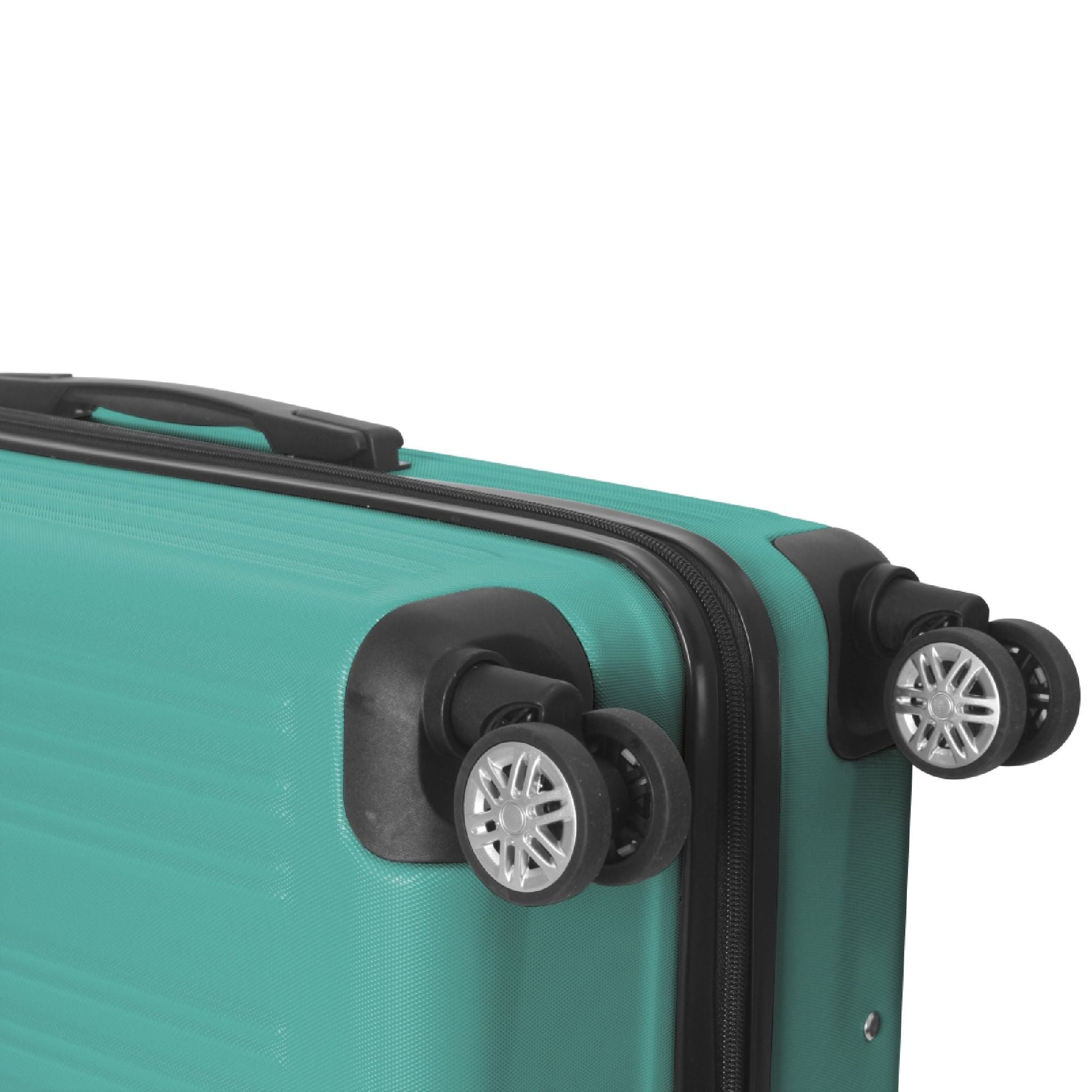 3-Piece Lightweight ABS Hardshell Luggage Set (20", 24", 26") in Fresh Green with Spinner Wheels, TSA Lock, and Adjustable Telescopic Handle - Durable Travel Suitcases New Era Fashion LLc