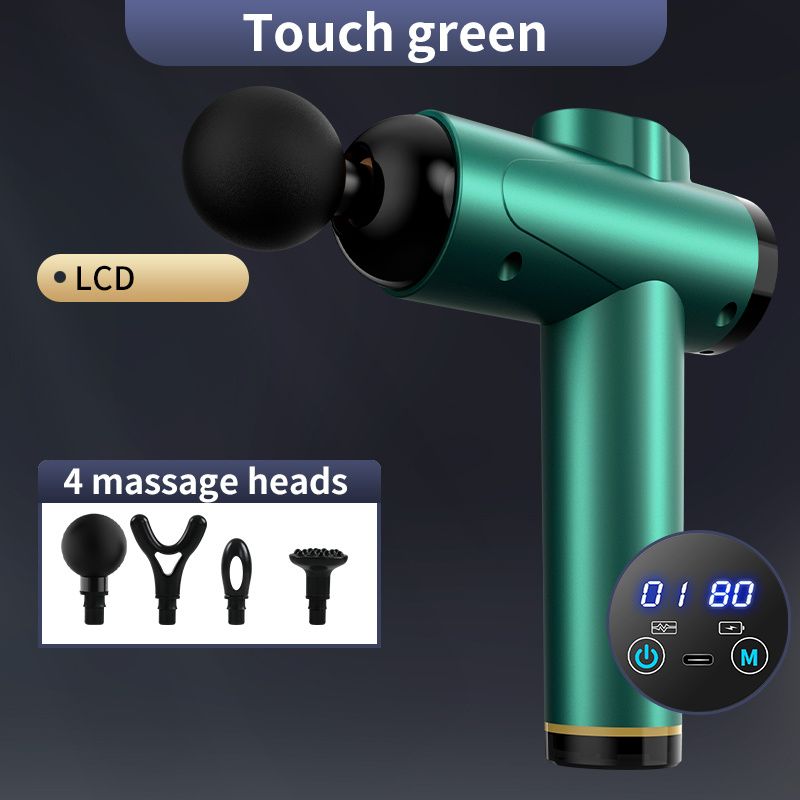 1pc High Frequency Massage Gun Professional Muscle Relaxation Fitness Relaxation Electric Massager With Portable Bag Therapy Fascia Gun New Era Fashion LLc