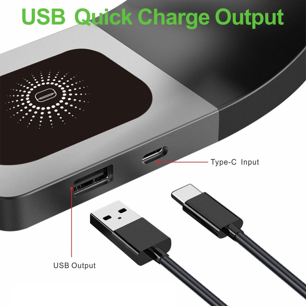 Wireless Charging Station; 3 In 1 Magnetic Fast Charging Wireless Charger Stand For Iphone 14/13/12/11/Pro/X/Max/XS/XR/8/Plus; IWatch7/6/5/4/3/2/SE Airpods 3/2/Pro New Era Fashion LLc