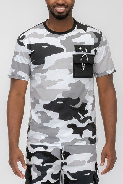 Weiv Full Camo Short Sleeve TShirt New Era Fashion LLc