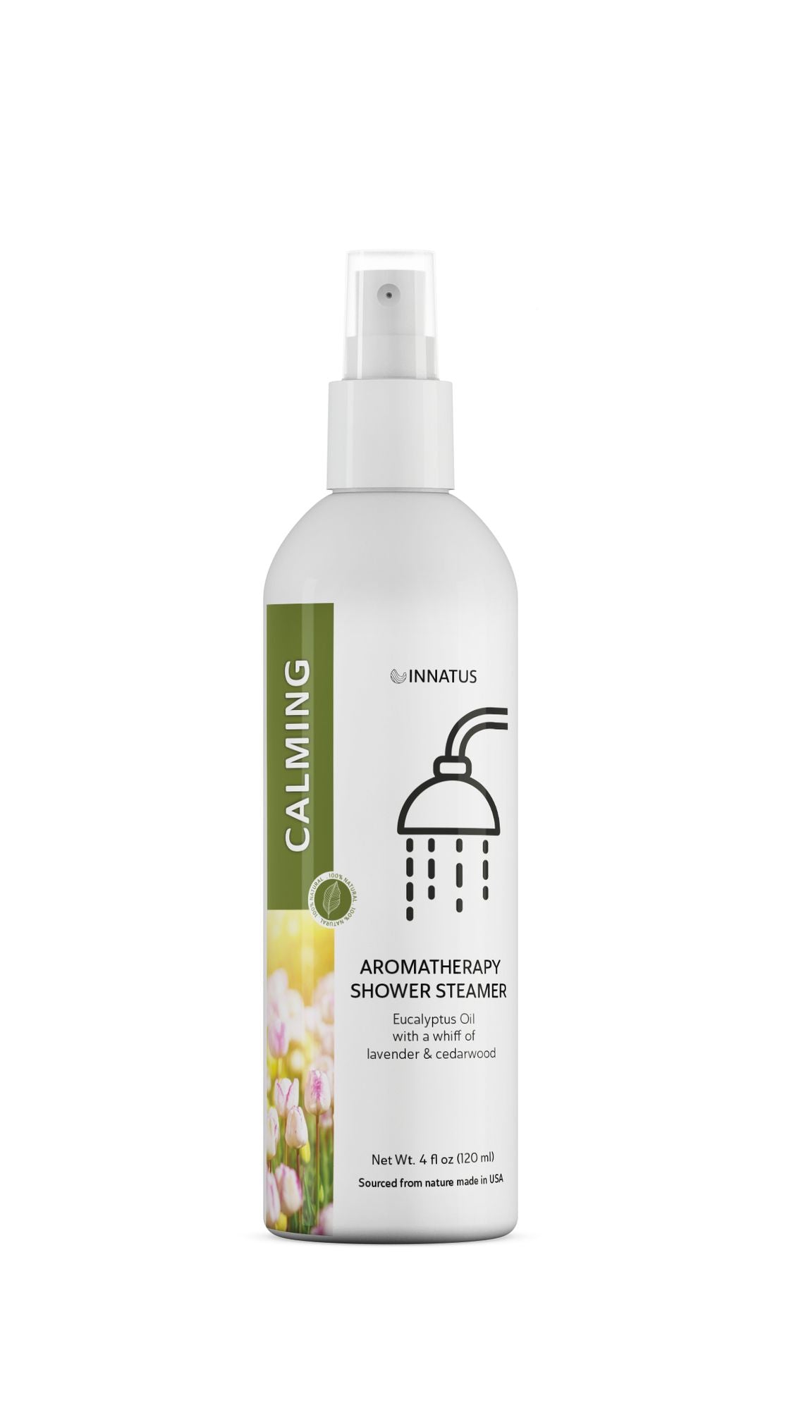 Calming Shower Spray with Eucalyptus & Lavender – 4oz Aromatherapy Shower Steamer Mist for Relaxation & Stress Relief – Infused with Sandalwood & Tea Tree Oils – Made in the USA  " New Era Fashion LLc