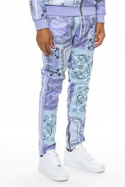 Weiv Paisley Bandana Print Track Pants New Era Fashion LLc