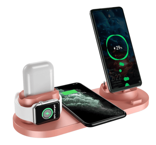 Wireless Charger For IPhone14 13 Fast Charger For Phone Fast Charging Pad For Phone Watch 6 In 1 Charging Dock Station New Era Fashion LLc