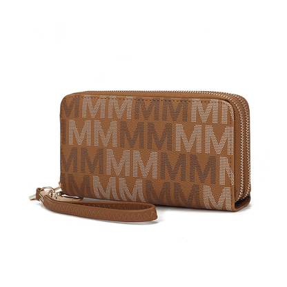 MKF Collection Hofstra M Signature Wallet Wristlet by Mia k New Era Fashion LLc