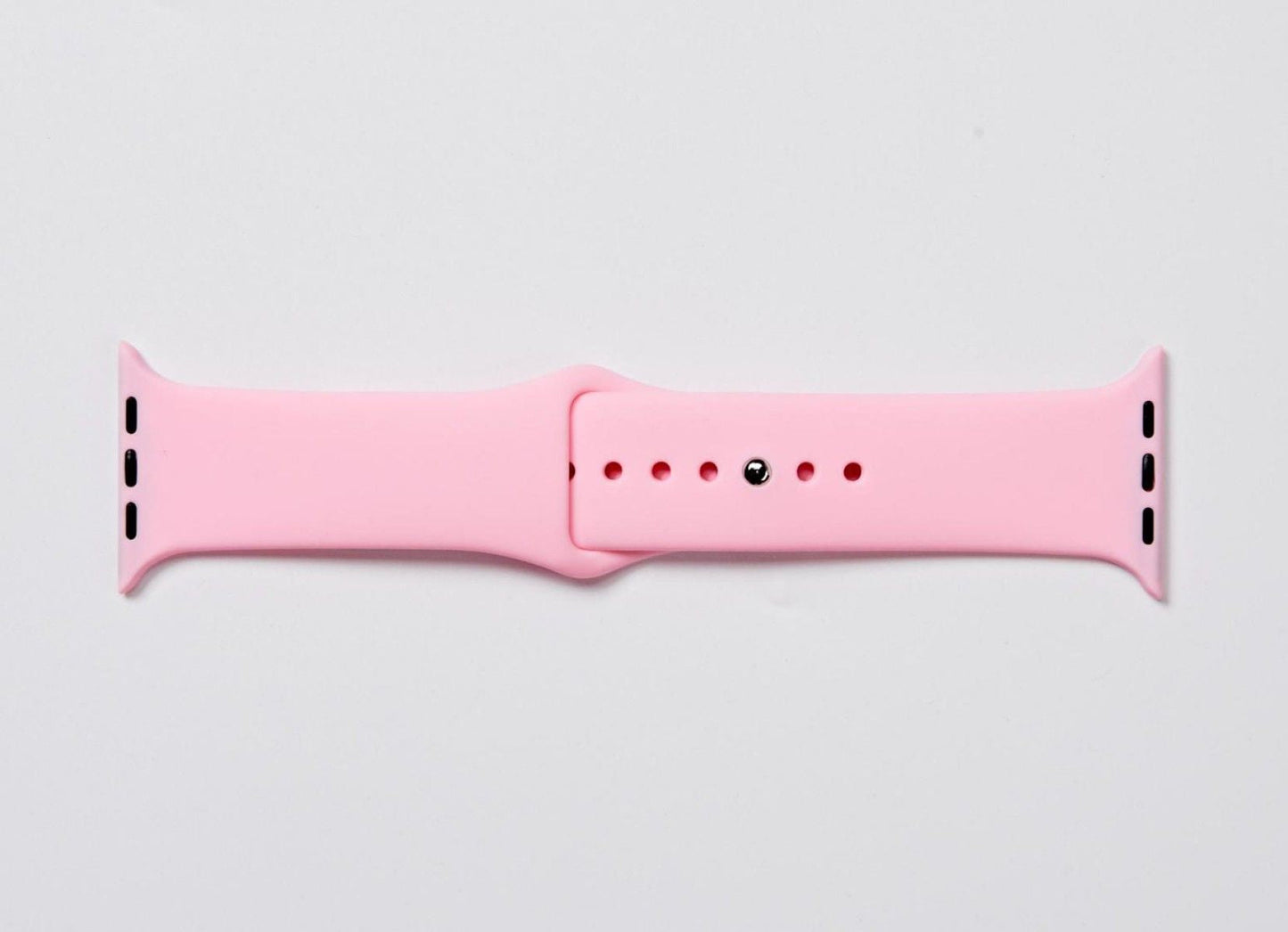 White Silicone Watch Band Made for Apple Watch - Large (42/44/45/49mm) New Era Fashion LLc