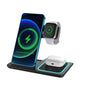 3 In 1 Fast Charging Station; Folding Wireless Charger Stand For IPhone 14; 13; 12; 11/Pro/Max/Mini/Plus; X; XR; XS/Max; SE; 8/Plus; Apple Watch 1-8; Airpods 3/2/Pro New Era Fashion LLc