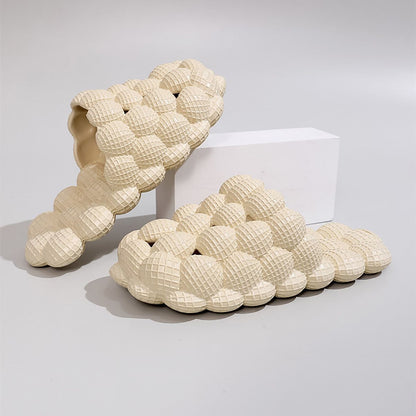 Women's Solid Ultra Cushioned Bubble Slides; Bubble Slippers New Era Fashion LLc