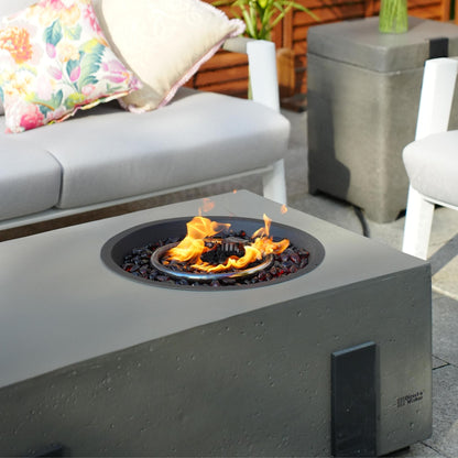 7-Piece Patio Aluminum Sofa Set with Rectangular Firepit Table & Side Table New Era Fashion LLc
