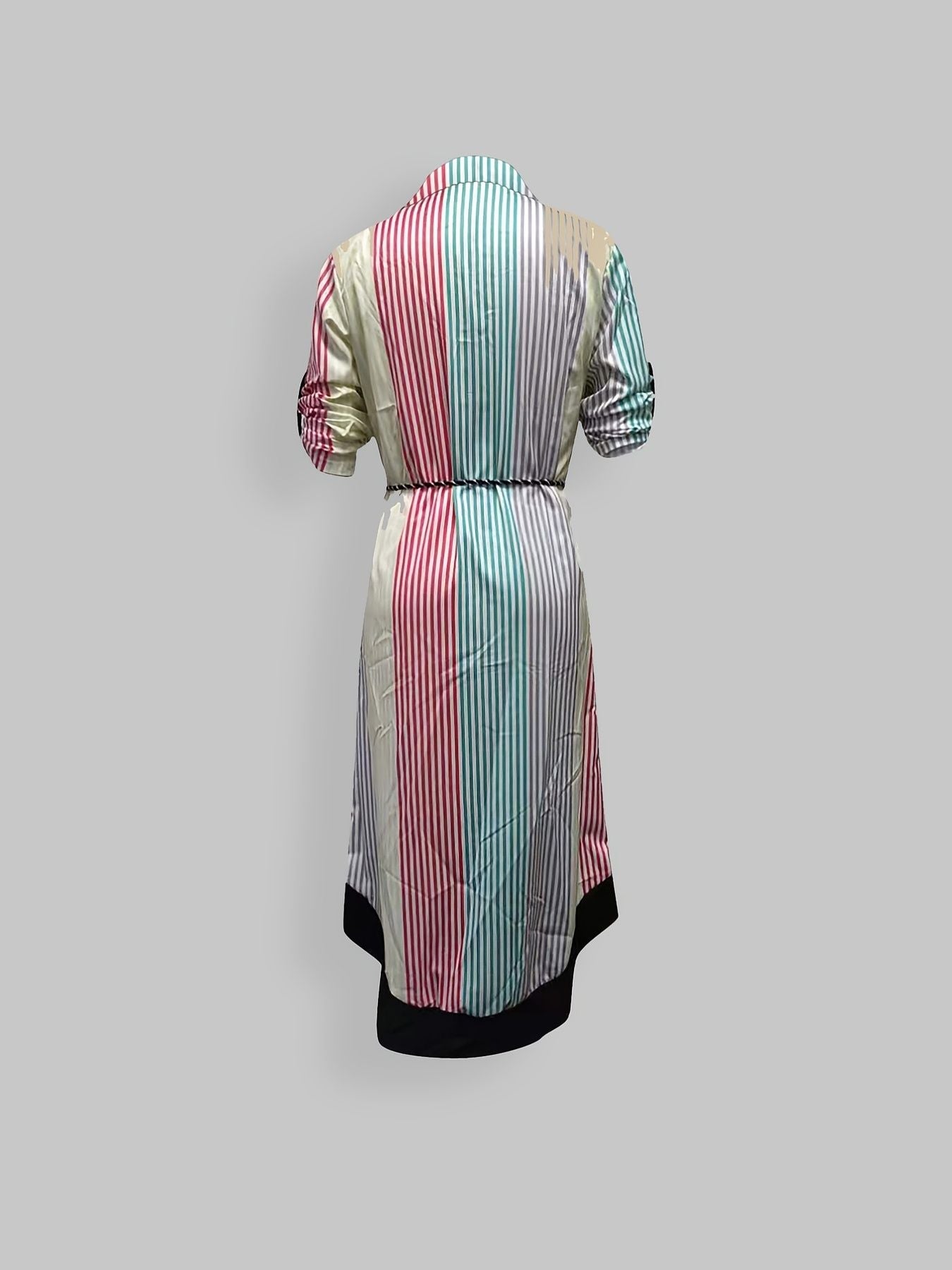 Elegant Summer High Waist Fashion Ditsy Floral Print Dress; Slim Temperament Maxi Dresses; Women's Clothing New Era Fashion LLc