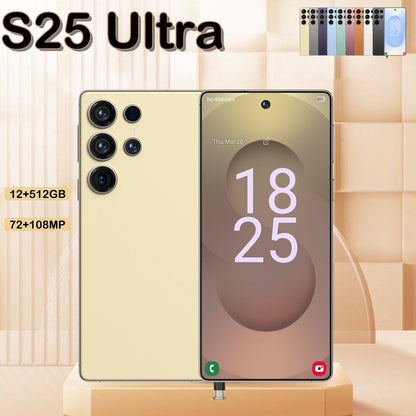 I25 Ultra 5G Smartphone, Unlocked Cell Phone, 6.8" HD Screen Unlocked Phones,  , 6000mAh Battery, Built in Pen, 12+512GB, Android 14, Face ID+Fingerprint Lock New Era Fashion LLc