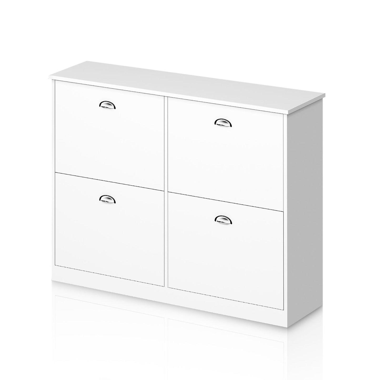 Shoe Cabinet,Hidden Slim Narrow Shoe Rack Cabinet with 4 Drawers for Entryway, Foyer,Hallway,Bedroom New Era Fashion LLc
