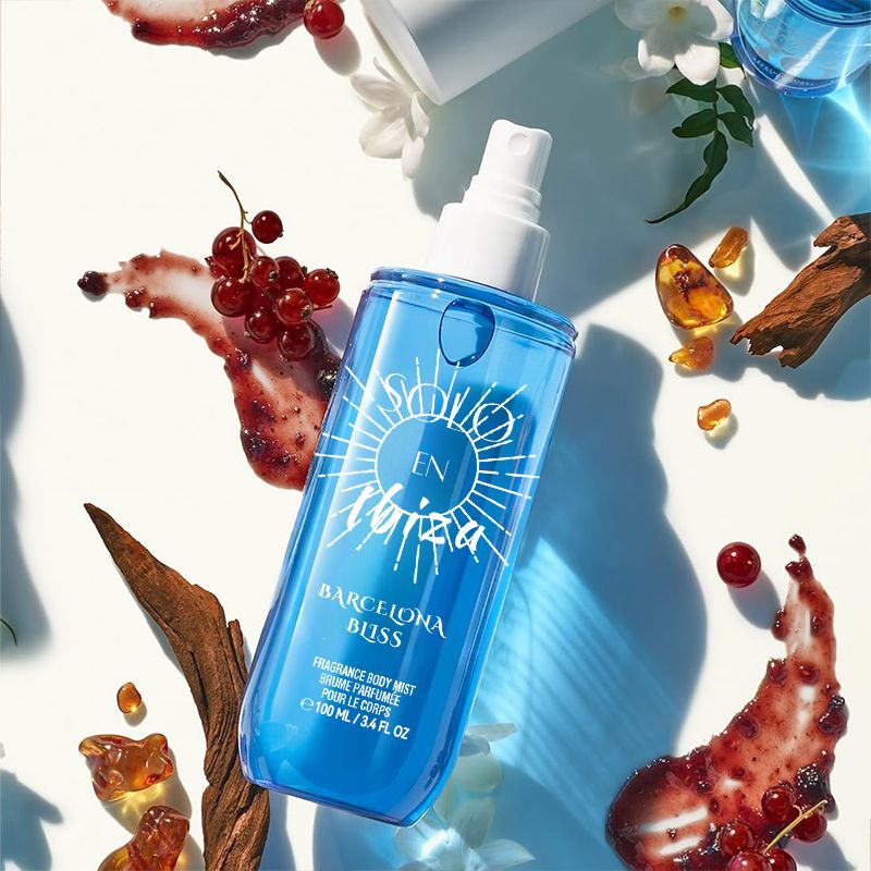 2-Piece Set, SOLO EN IBIZA Body & Hair Fragrance Mist And Body Cream Gift Box For Men And Women, Long Lasting Fragrance, 4 Different Scent, Perfect For Holiday Gifts, Dating, Daily Life, Parties New Era Fashion LLc