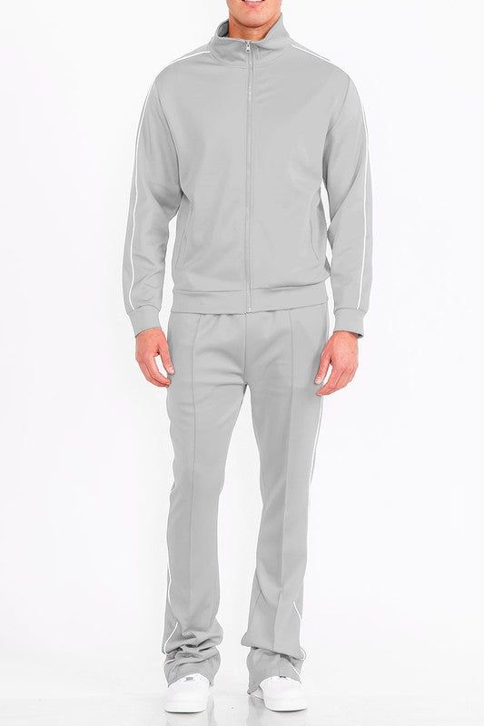 Men's Athletic Side Pipe Track Jacket for Performance and Style New Era Fashion LLc