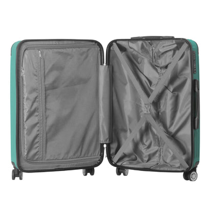 3-Piece Lightweight ABS Hardshell Luggage Set (20", 24", 26") in Fresh Green with Spinner Wheels, TSA Lock, and Adjustable Telescopic Handle - Durable Travel Suitcases New Era Fashion LLc