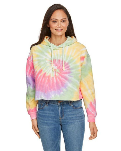 Ladies' Cropped Hooded Sweatshirt - LAGOON - S New Era Fashion LLc