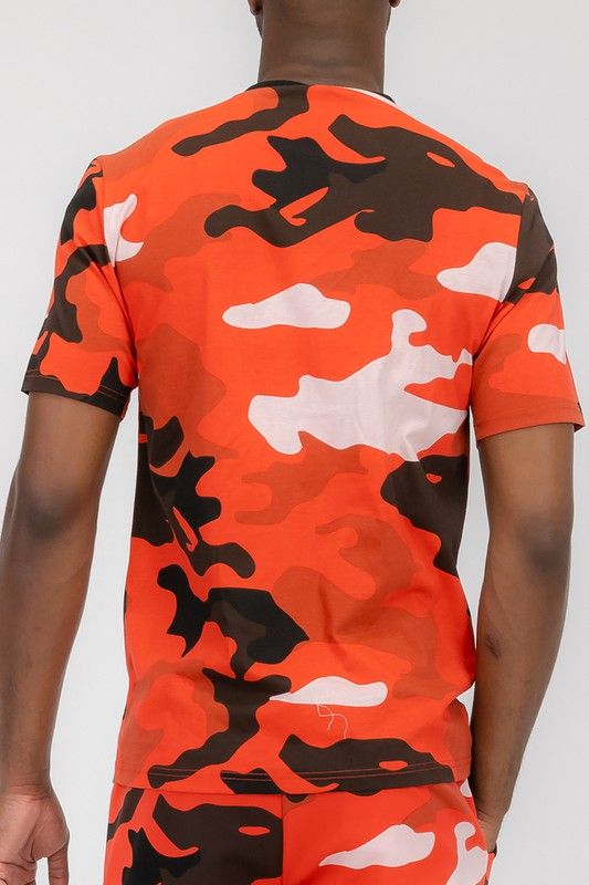 Weiv Full Camo Short Sleeve TShirt New Era Fashion LLc