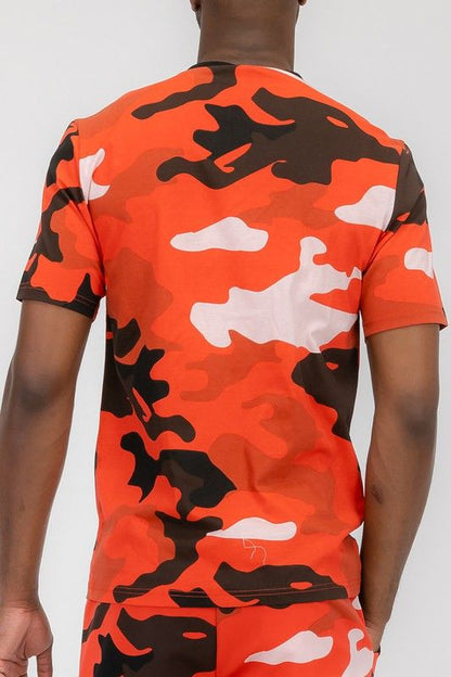 Weiv Full Camo Short Sleeve TShirt New Era Fashion LLc